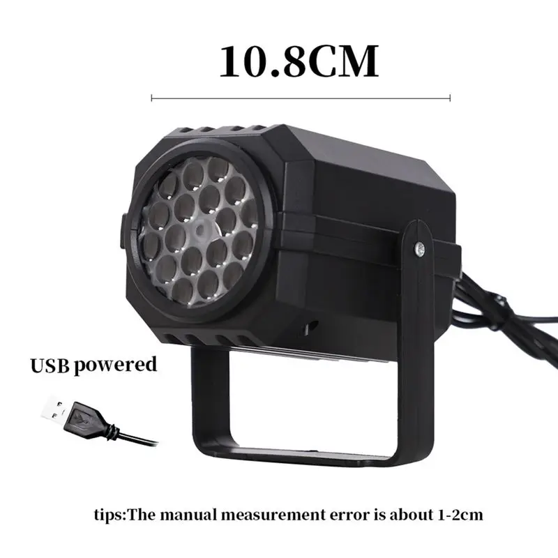 AT51-Christmas Projector Lights Outdoor Holiday 16 Pattern Slide LED Projection Lamp For Indoor Party Christmas Decoration