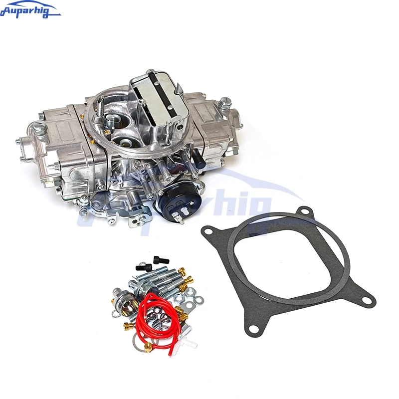 QTGYCND 4 Barrel 650 CFM Brawler Double Pumper Carburetor Electric Choke BR-67255 For Performance Racing Engine Carburetor Parts