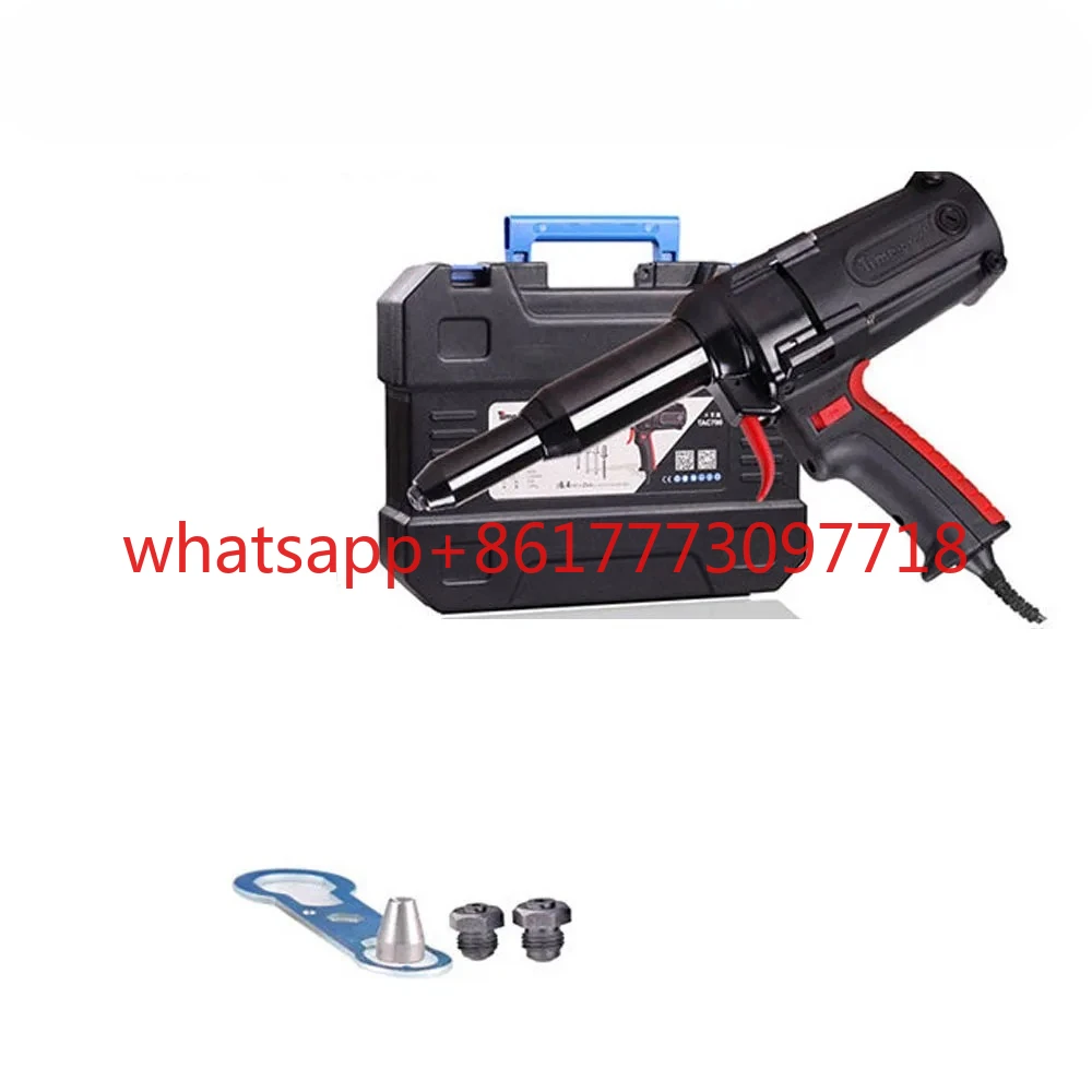 최대 6.4mm 중형 전기 리벳 건 리벳팅 도구 전기 블라인드 리벳터 전동 공구 220V/400W TAC700