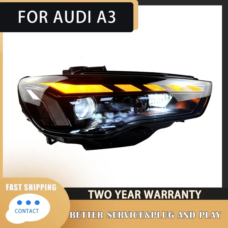 

Car Styling Head Lamp for Audi A3 Headlights 2014-2016 A3 8V LED Headlight Projector Lens DRL Head Lamp Auto Accessories