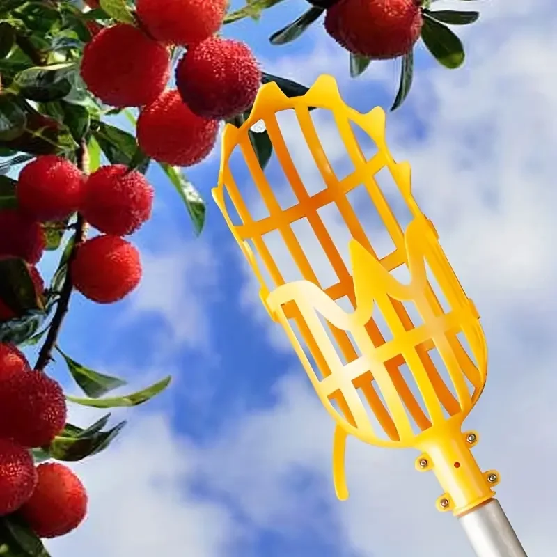 Plastic Fruit Picking Tool Garden Basket Fruit Picker Head High-altitude Fruit Picker Picking Loquat Picking Bayberry Tool