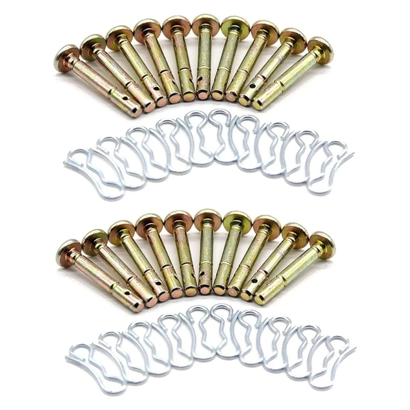 

Pack Of 20 Snowblower Parts Including Shear Pin and Cotter Pin for Efficient Snow Removal 37JD