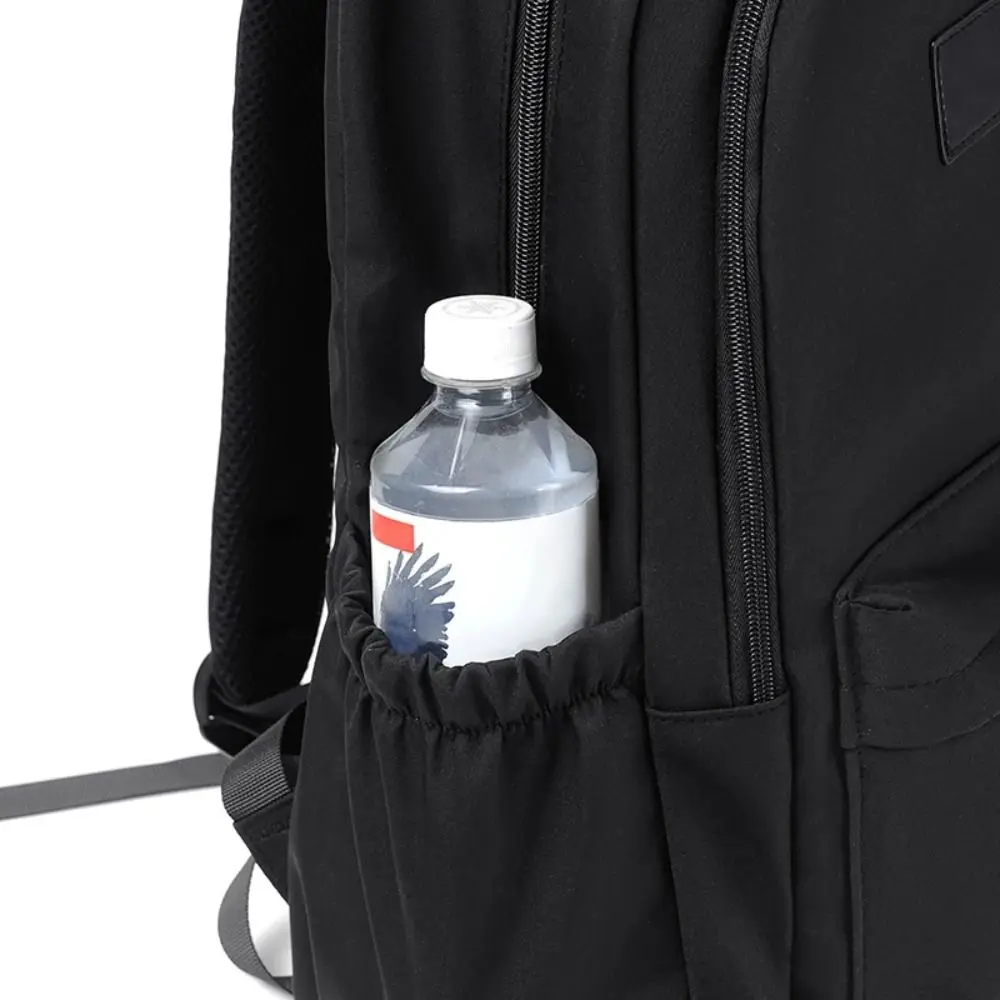 Solid Color Laptop School Bag Large capacity Wear-Resistant Large Capacity Backpack zipper Waterproof College Backpack Students