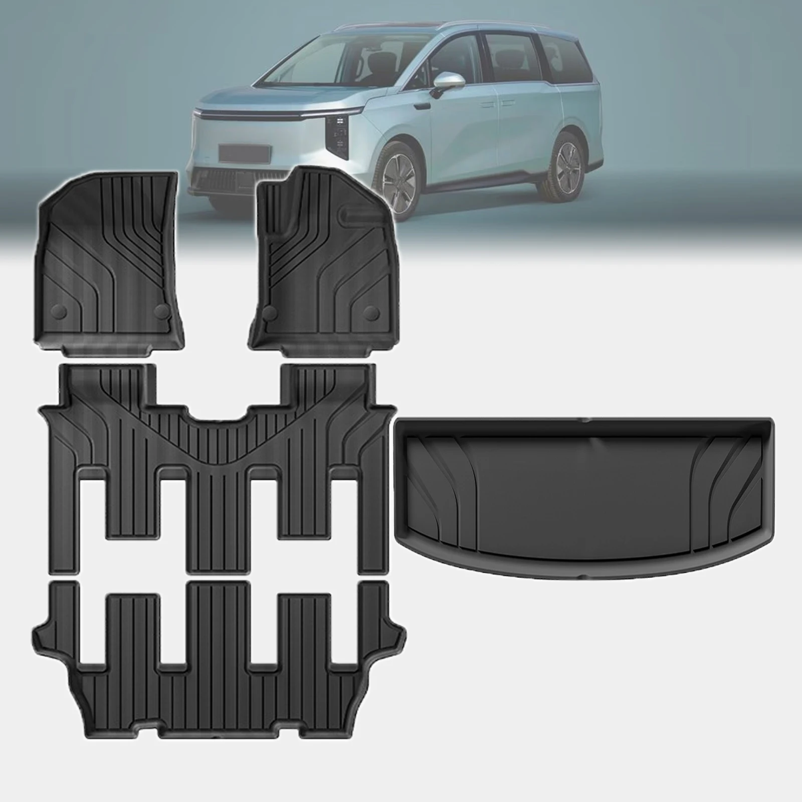 

Водонепроницаемые 3D-коврики из TPE для MAXUS 7 G70 LDV Mifa 7 2024 2025 2026 (правый/левый руль), идеальная посадка, без запаха, аксессуары