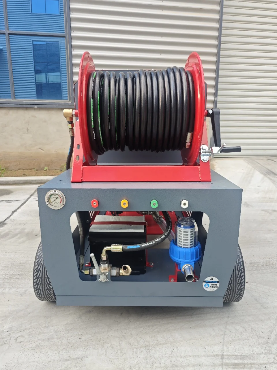 200 Bar 72L Heavy Duty  Remote Controlled Sewer Jetting Machine Pipe Drain Cleaning Machine  for Pipe Dredging
