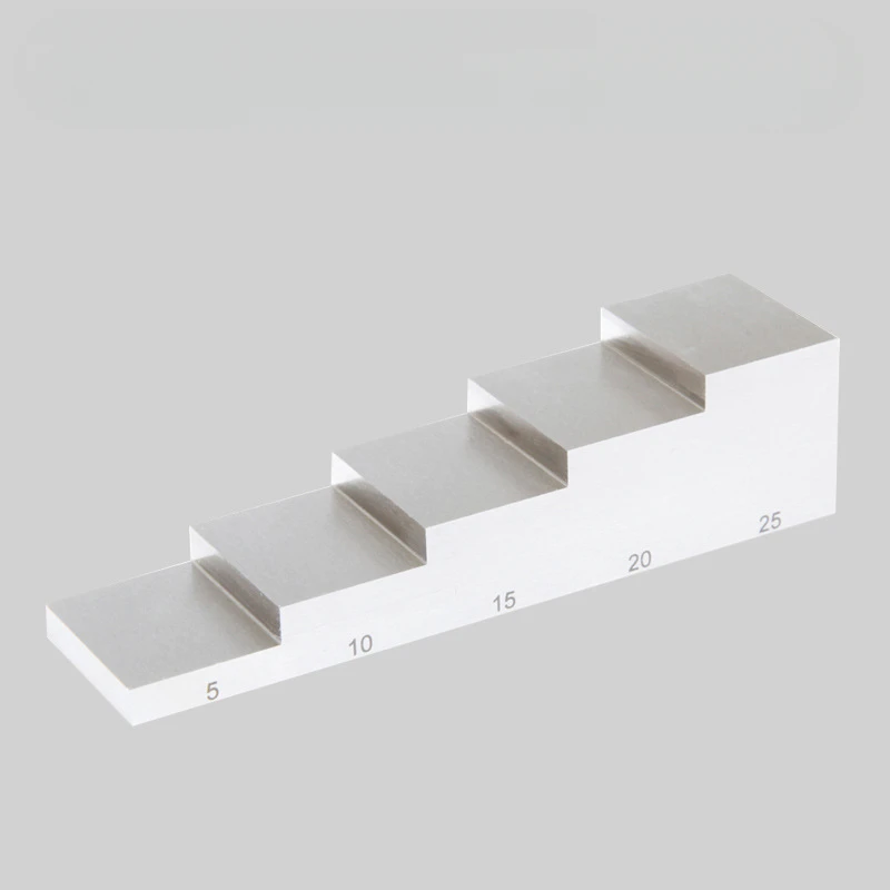 5-Step Millimeter Test Block Non Destructive Testing Thickness Flat Bottom Test Block