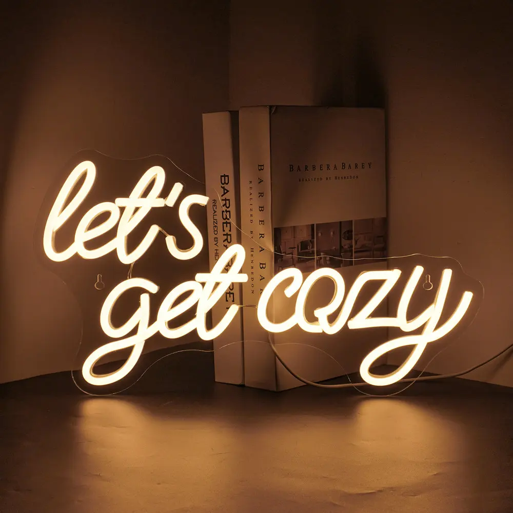 

Let's Get Crazy Neon Signs Led Lights With Dimmable Switch For Bedroom Decor USB For Party Bar Festival Celebrate Man Cave Decor