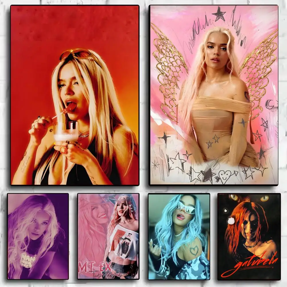 Singer K-Karol G Poster Perfect Sticker Self Adhesive Art Designed for Home Dining Office Spaces