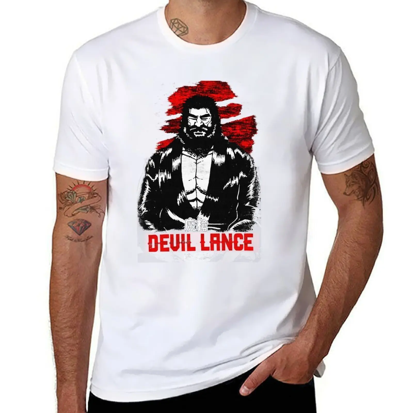 

The Devil Lance Kuroki Gensai Kengan T-Shirt funny t shirts cotton graphic t shirts for man T-Shirt