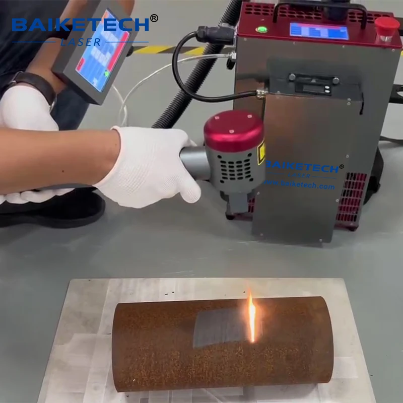 TH-FLC300MC-5 300 Вт JPT Многомодовый рюкзак Импульсный лазерный очиститель Краска Масло Удаление ржавчины Покрытие Ручной лазерный очиститель