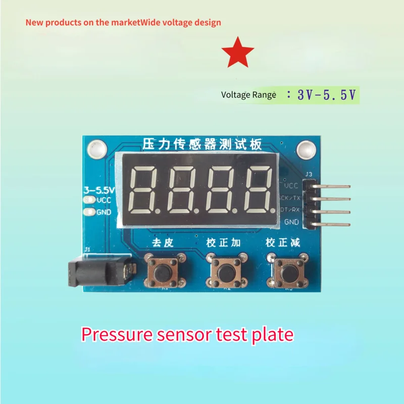 Electronic Scale Module Digital Tube Display Connected to HX711 Module Pressure Sensor Display Board DIY Kit