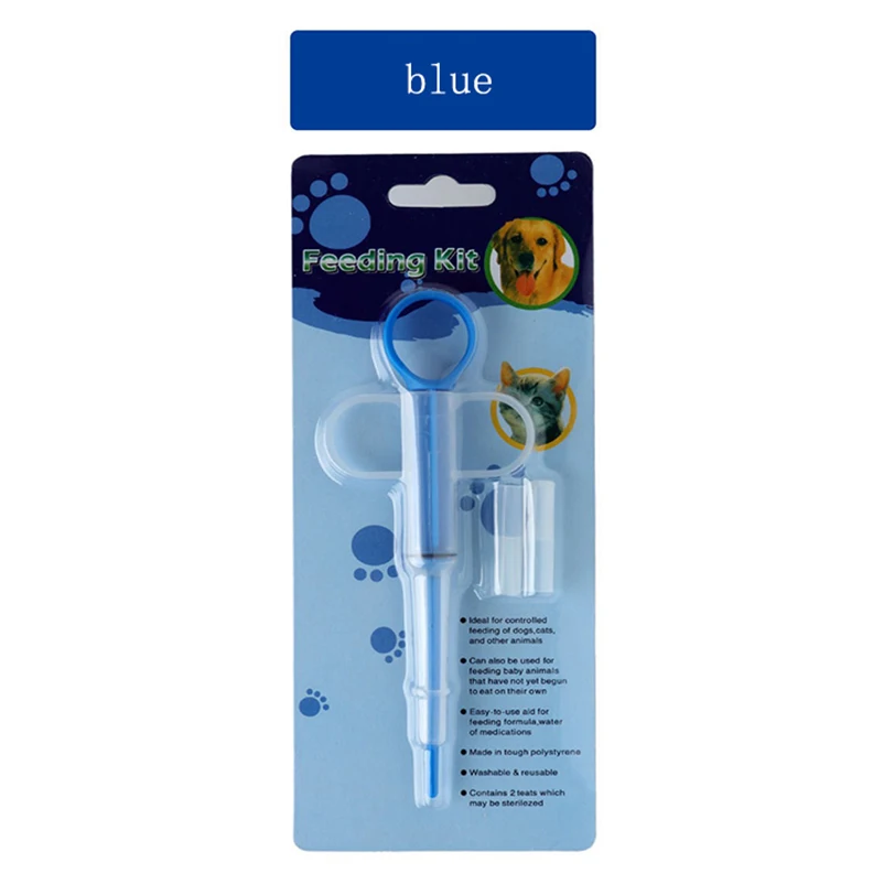 Hot pet feeding syringe safe silicone comfortable cat feeding medicine stick deworming liquid medicine syringe pet supplies
