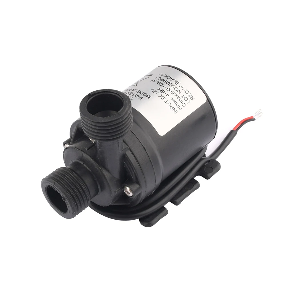 

DC12V/24V Screw DC Brushless Circulation Booster Water Pump High Temperature Resistance IP68 Solar Water Heater Water Pump