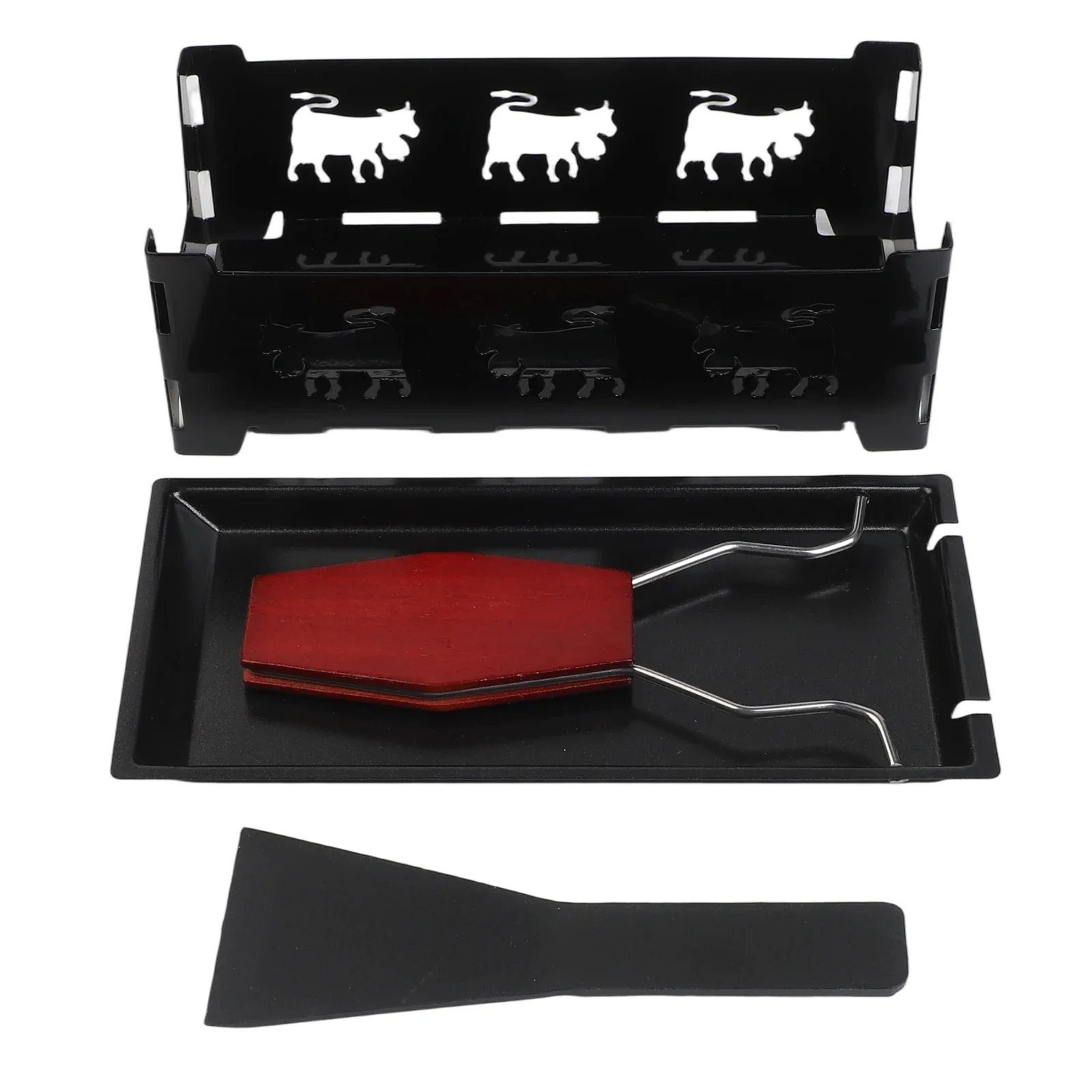 

Mini Cooking Set Candle-Powered Oven Detachable Tray Compact Size For Travel Detachable Serving Tray For Home Usage