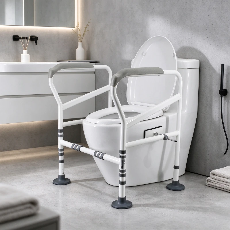 Toilet Safety Frame Elderly Bathroom Stand Up Assist Handle Pregnancy Support Daily Useful Aid Bar Seniors Commode Aid Bar