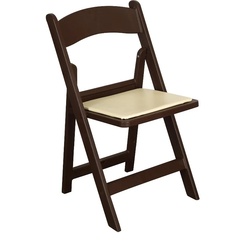 

Водонепроницаемый, нескользящий, солнцезащитный, штабелируемый складной стул из древесной смолы для использования в помещении и на открытом воздухе