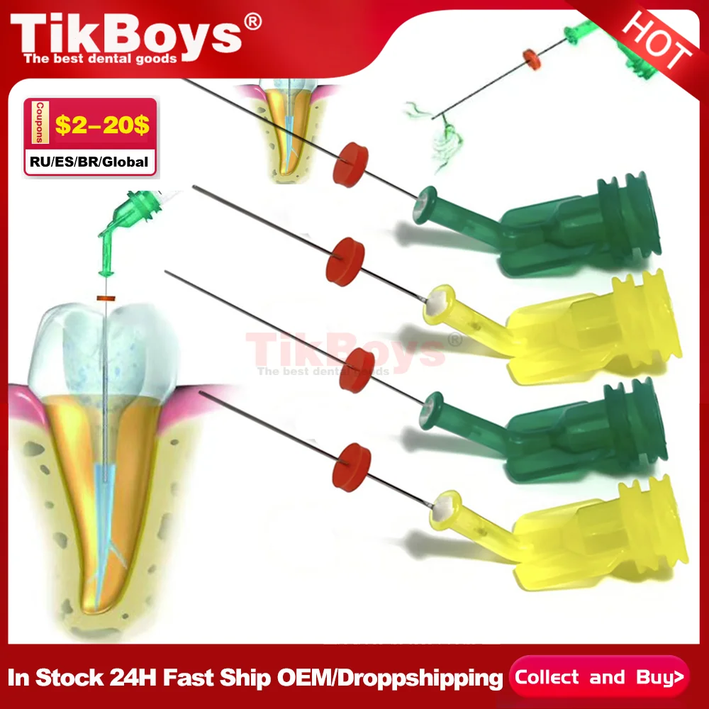 

5 шт., стоматологическая эндоиригационная игла, наконечник 31 г, локоть, двухстороннее отверстие, многоразовая игла для чистки корневых каналов, шприц, молярные зубы