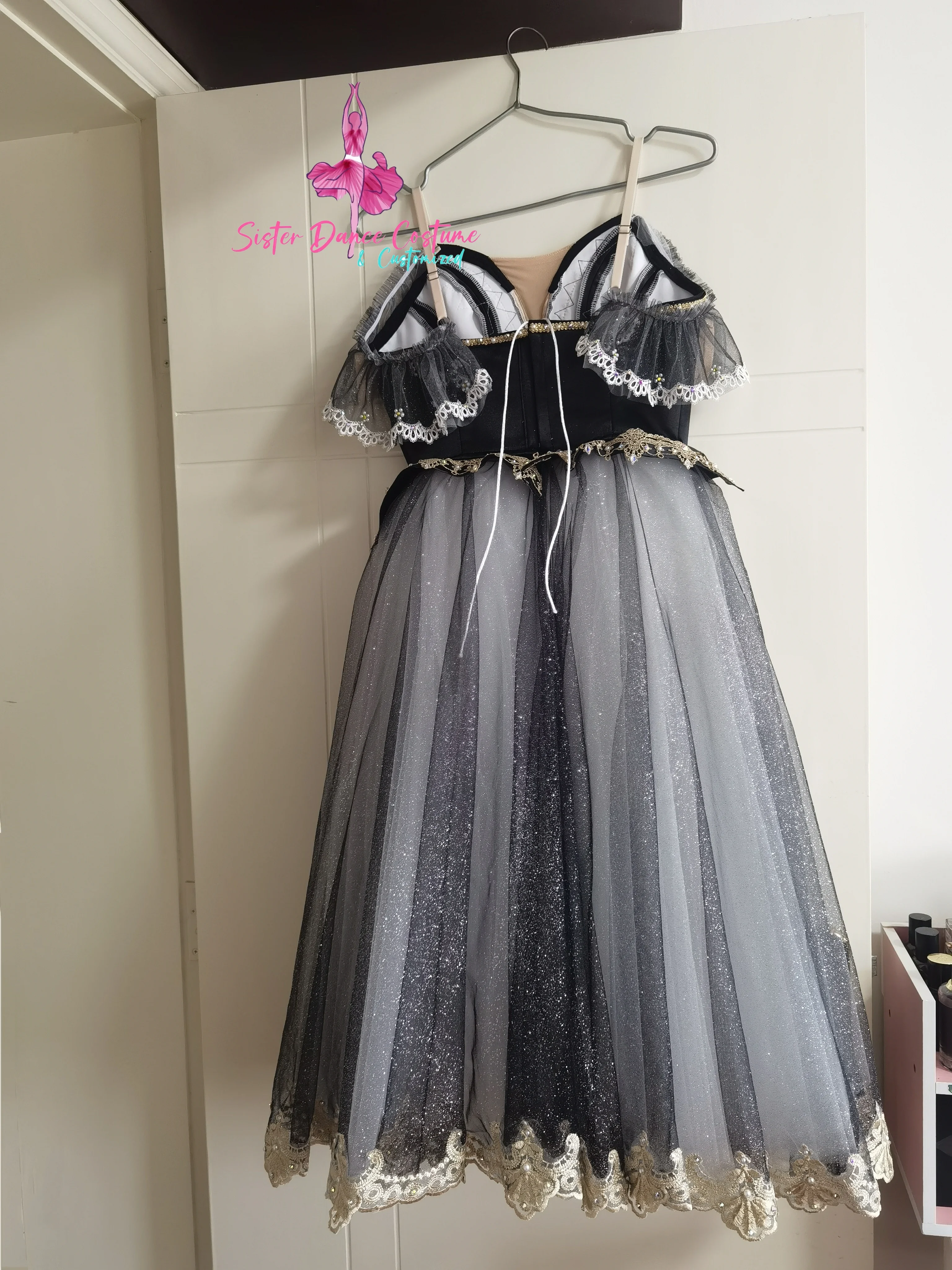 High-end professional ballet TUTU palace style variations competition performance dress High-end custom adult women's costume