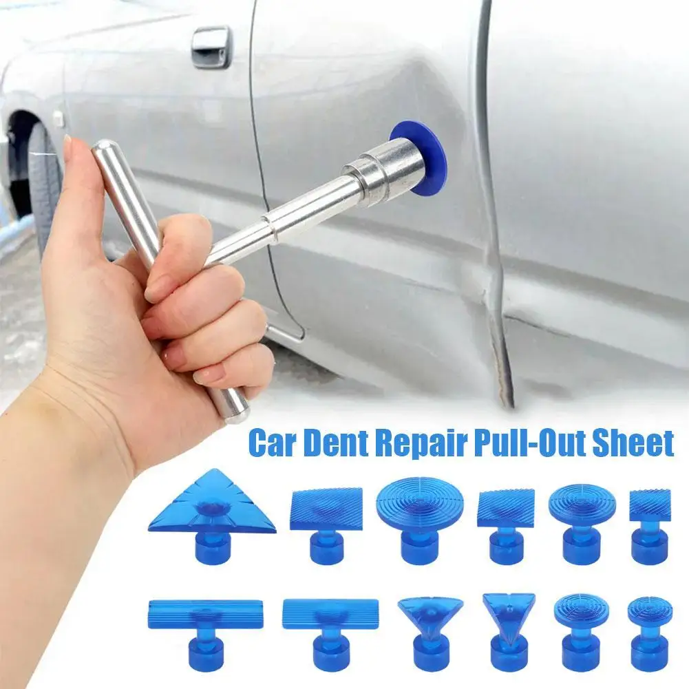 Universal Car Dent Pulling Repair Tools Auto Body Sheet Metal Paintless Uitdeukset Professional Mixed Size Tabs Hail Pit Remover