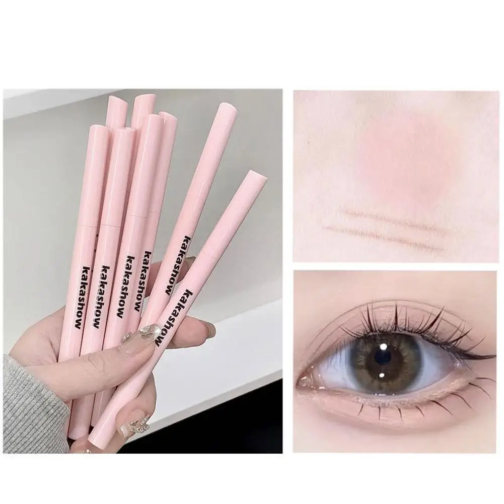 Double-end Lying Silkworm Eyeliner Pencil Diamond Glitter Cream Brightening Shadow Pen Highligher Matte Aegyosal Makeup P7N2