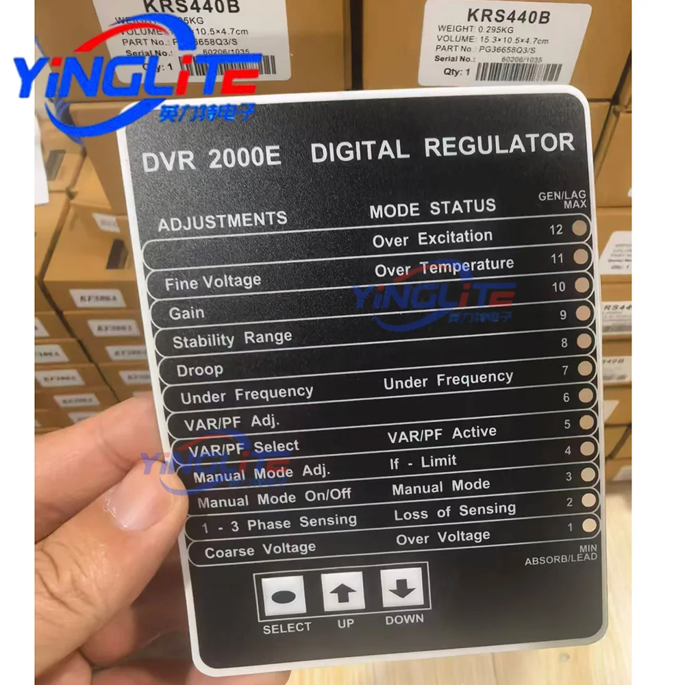 

Цифровой регулятор напряжения Dvr2000e с диафрагмой для деталей генератора