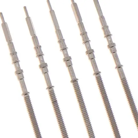 

{Summer2} 5Pcs Stainless Steel Watch Movement Stem Crown Kit For NH35 NH36 Automatic Mechanical Men's Watch Stem Spare Parts