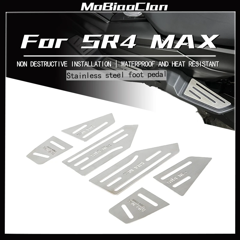 

For VOGE 350 SR4MAX SR4 MAX sr4 max Motorcycle stainless steel pedal modification anti-skid and non-destructive installation