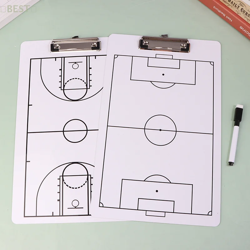 Tableros de entrenamiento tácticos de fútbol, baloncesto, voleibol, guía de entrenamiento, pizarra blanca borrable, pizarra de demostración portátil