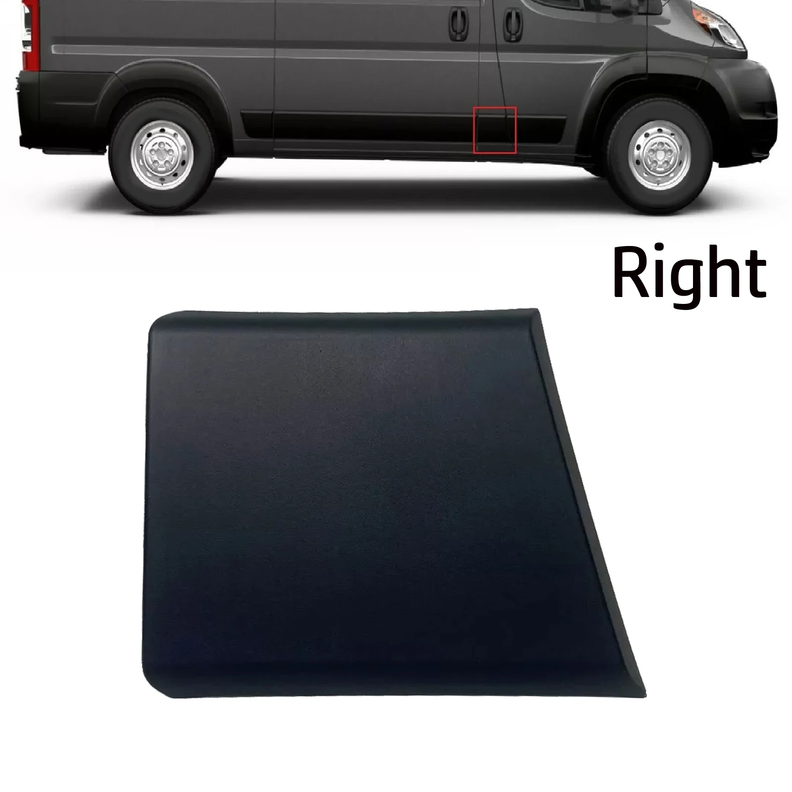 

2019-2024 отделка кузова, молдинг, 1 шт., в комплекте, прямая запасная часть из пластика для Promaster 1500-3500