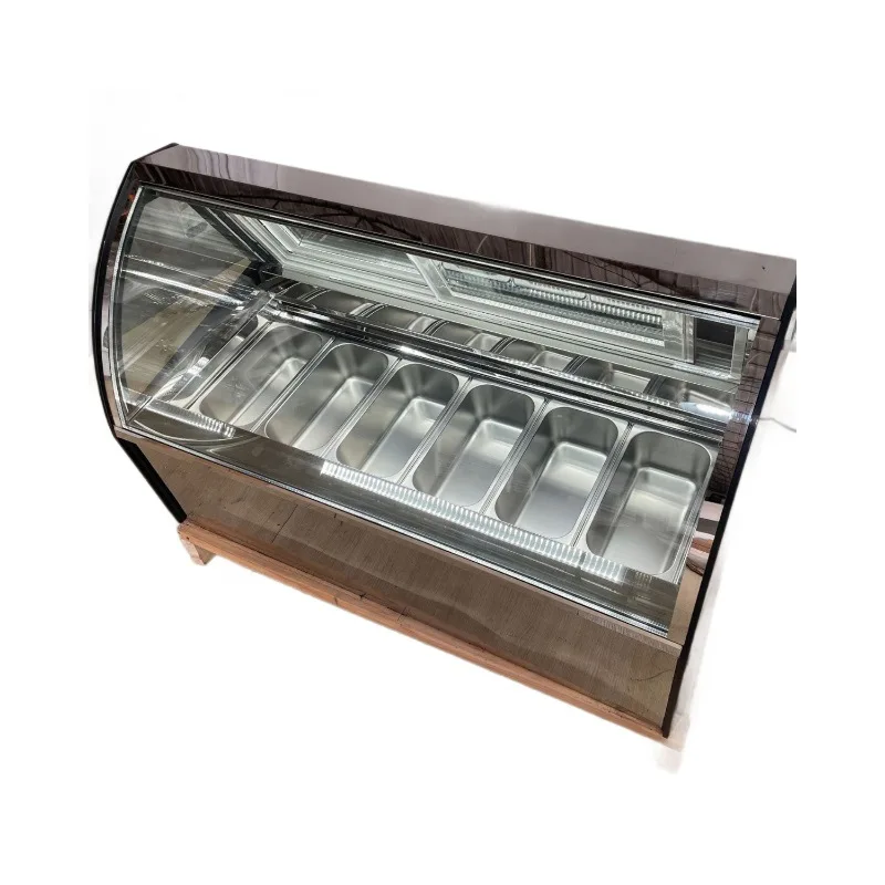 

Small desktop ice cream freezer display cabinet, desktop cabinet, commercial ice cream refrigerated and fresh