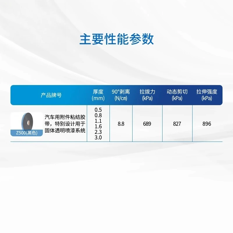 Polyurethane foam tape Automotive interior and exterior industrial accessories Bonding anti-aging