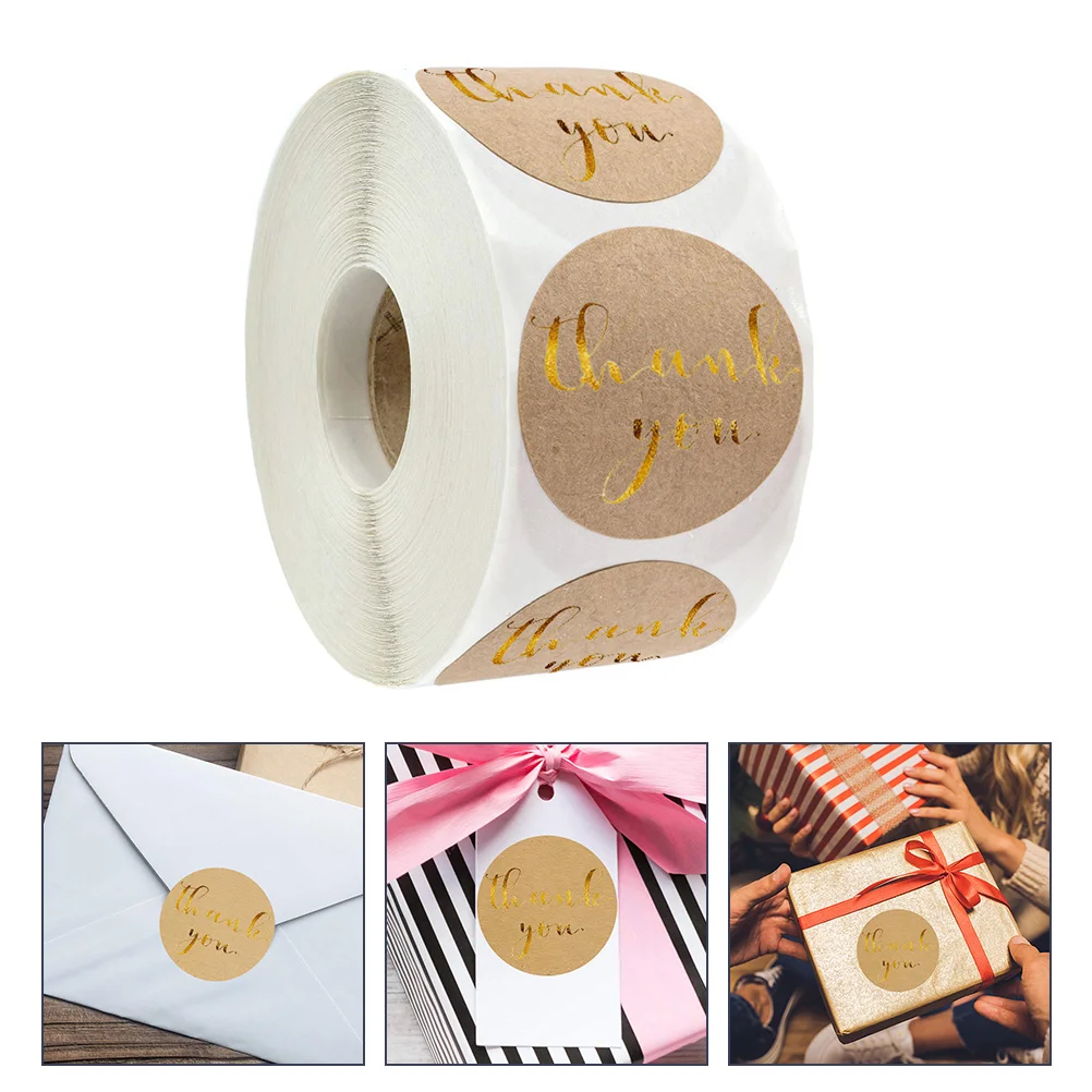 

Thank You Stickers Gift Package Tags Gifts Wrapping Festival Envelope Sealing Party Favor