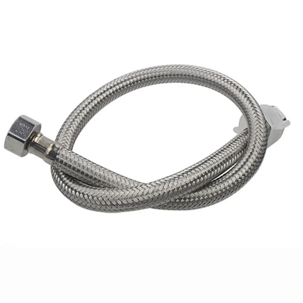 

Stainless Steel Braided Pipe 4 Points Explosion-proof Toilet Faucet Water Heater High Pressure Hose Cold And Hot Water Inlet Hos