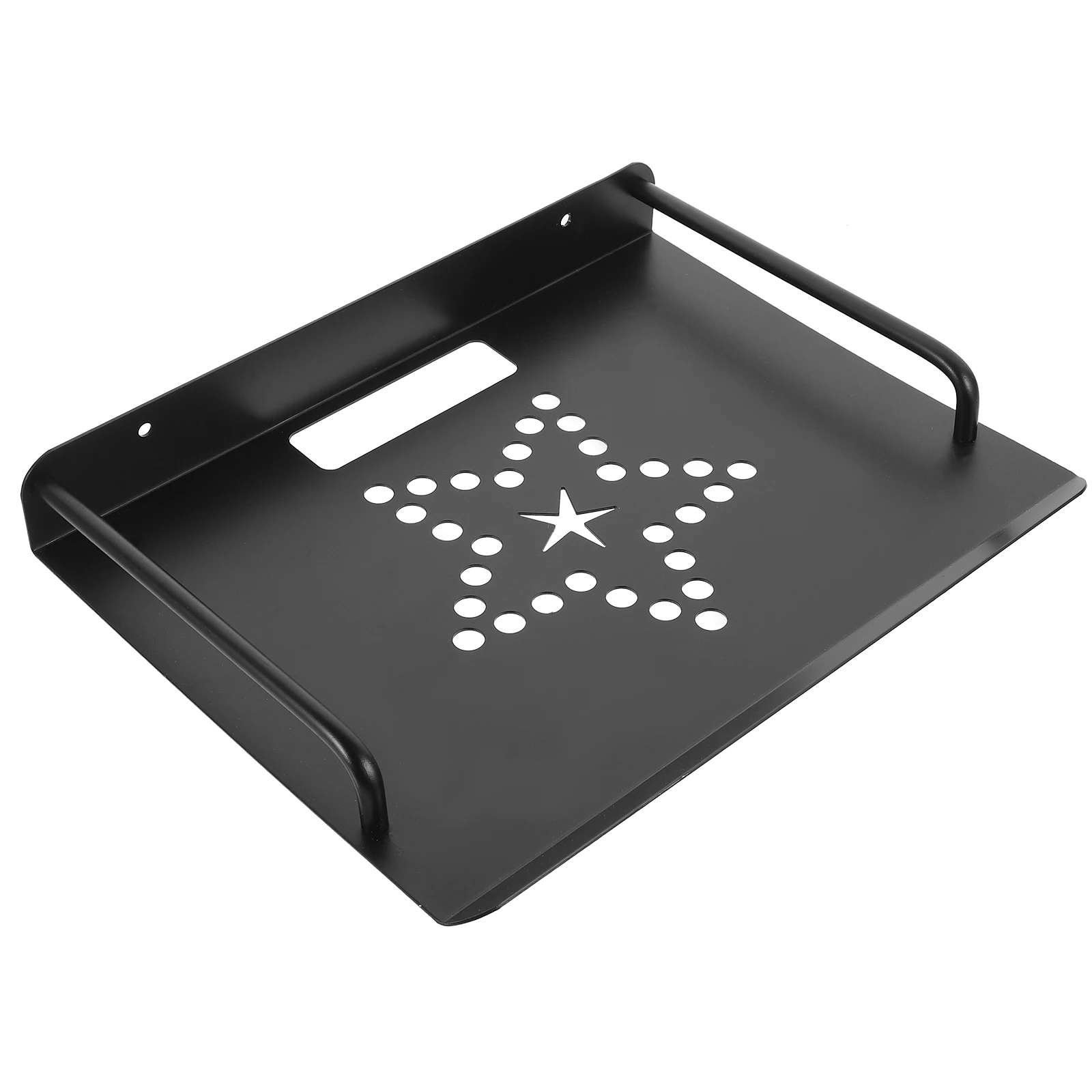 

Aluminum Projector Stand Wall Mount Shelf for Router Modem DVD Remote Control Small Speaker Storage Organization