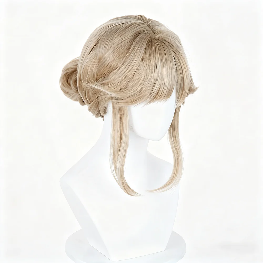 Game NIKKE De Godin van de Overwinning Ade Agent Bunny Cosplay Pruik Vrouwen Lolita Blonde Hittebestendige Synthetische Pruik Halloween Prop