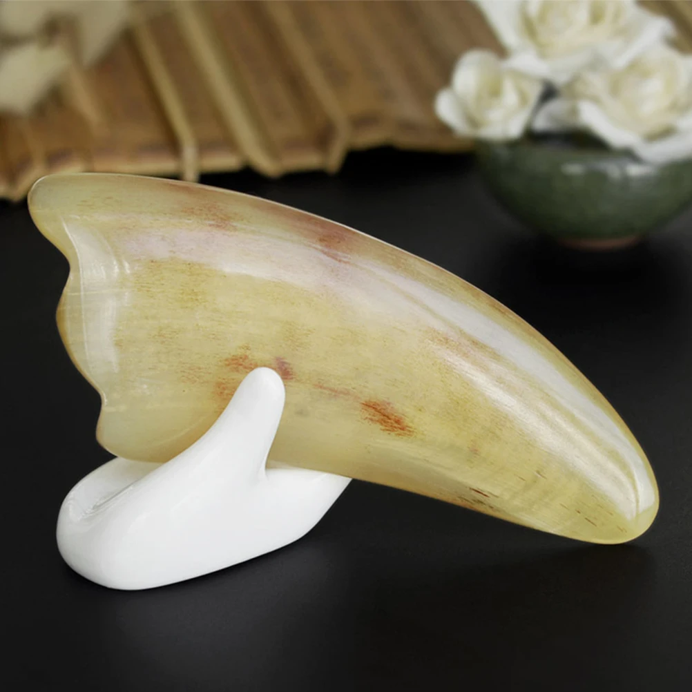 

Claw Scraping Board Natural Guasha Tool Massage Tools Multifunction Body Plate Croissant Massager Portable Arm Care