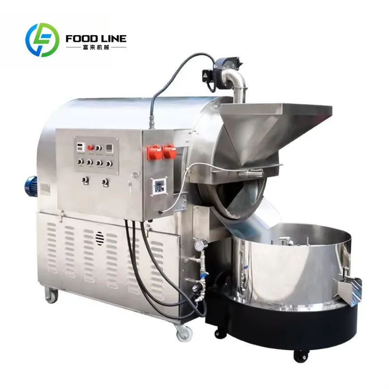 Fully Automatic Industrial Peanut Roasting Oven Uniform Heating Commercial Nut Roasting Making Equipment For Sale
