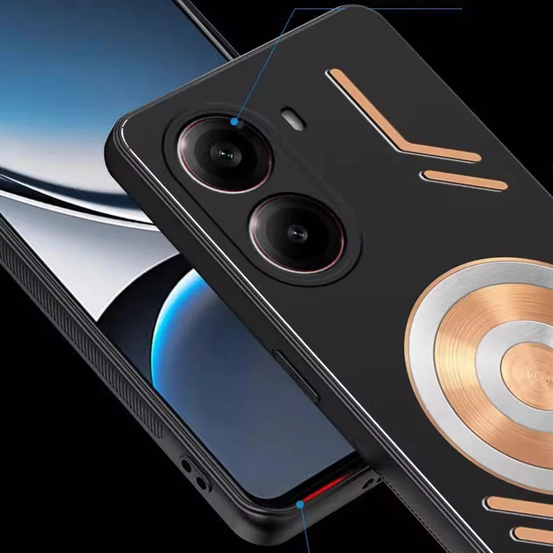 Obudowa z aluminium z funkcją odprowadzania ciepła do POCO X7 Pro 5G, chłodzenie grafenem, metalowa osłona z czerwonej miedzi — zdjęcie produktu 6