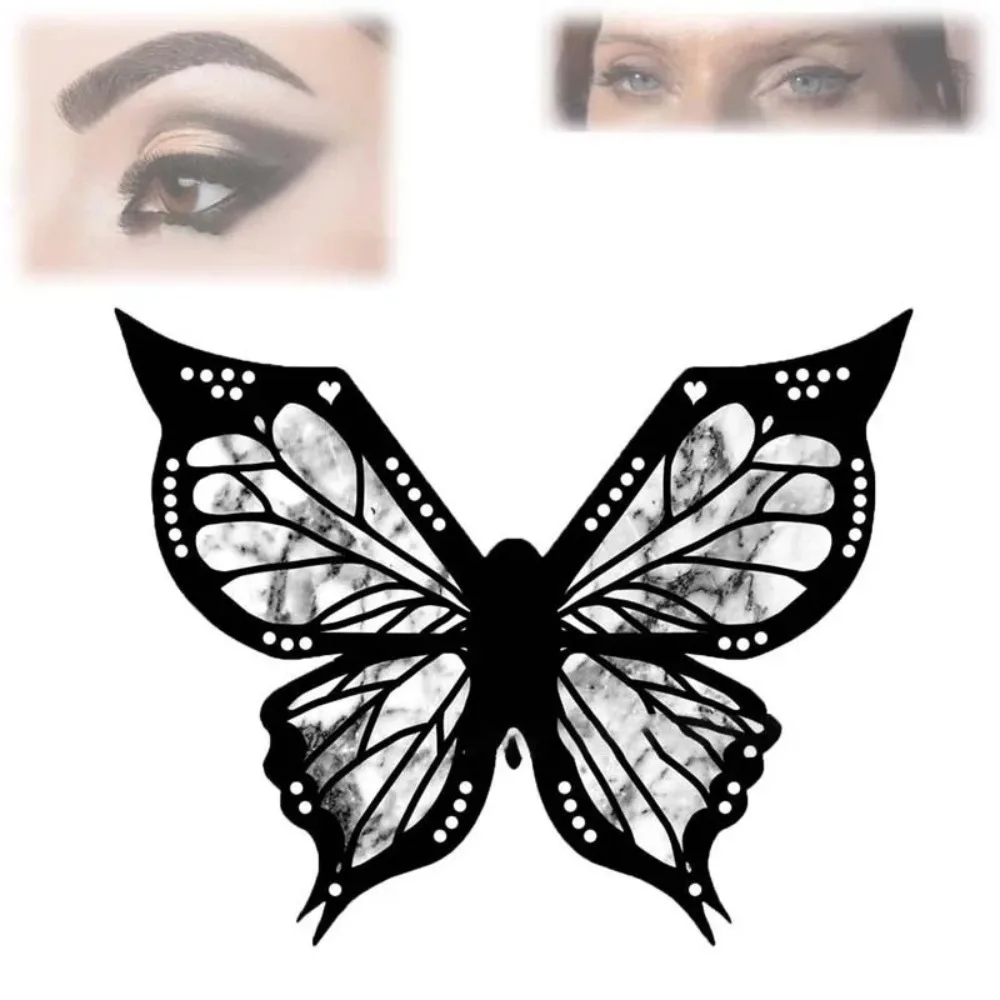 

6 In 1 Eye Makeup Stencils Eye Shadow Pads Stencil Eyeliner Stencils Eyes Makeup Stamp Applicator for Women Beauty Shaping Tools