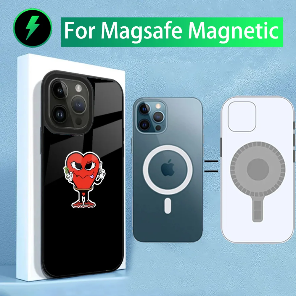 La Mafia Del Amor Love Mafia Phone Case For iPhone 15,14,13,12,11,Plus,Pro,Max Mini Magsafe Magnetic Wireless Charging