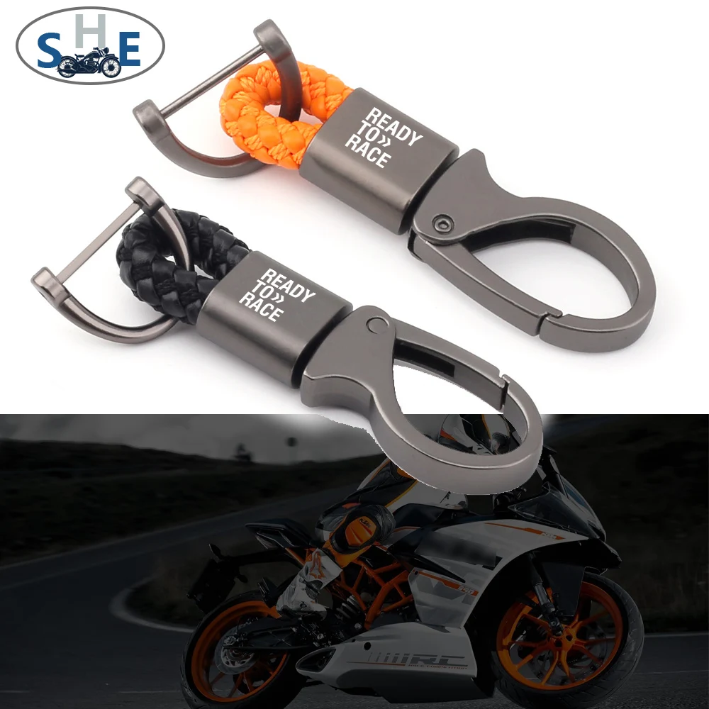 Для Ktm Ready to Race Duke 200 390 690 790 890 1190 1290 Adventure Rc8 Rc390 Мотоцикл Брелок из цинкового сплава Держатель для ключей