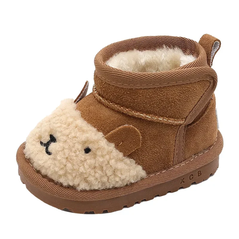 Best Platform Kid Snow Boot Winter 2023New Plush Boy/girl Cotton Shoe Cartoon Ankle Boot Warm Kid Boot Gril Shoe Botas Para Niña