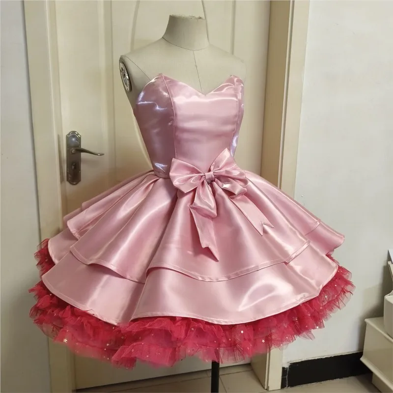 Mizi Zombiestage Cosplay Mask Wig Pink Lolita Gothic Zombie Woman Idol Stage Clothes R1 ZOMST-Little Bunny Halloween Alienstage view 4