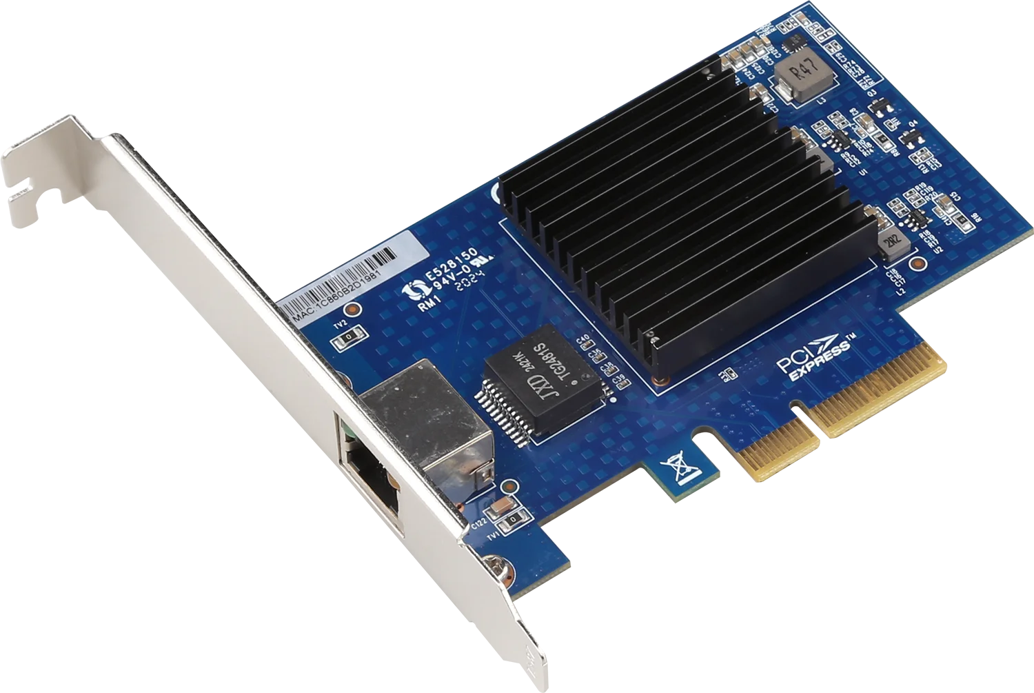 Сетевая карта 10G PCIe3.0-4X 10G/5G/2,5G/1G RJ45 5-скоростная многогигабитная карта Sever Lan PXE