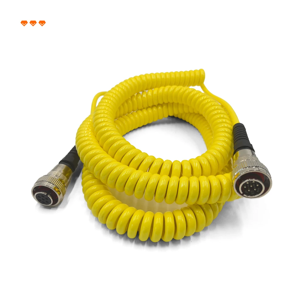

Sensor Cable 7pin-7cores Spiral Cable For Vogele Digi Slope Sensor Paver Parts 2096045 2350737 98676 74459 102137 58615 2102128