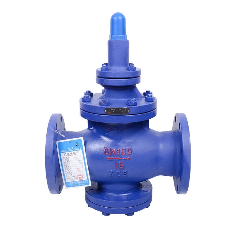 Dn50 Engineering Piston Prv Steam High Temperature Manual WCB Cast Steel 2 Way Double Acting Hard Alloy Pressure Reducing Valve