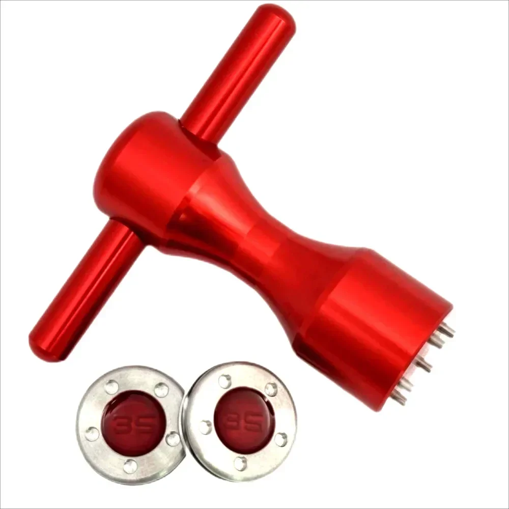 1Set Red / Silvery GolfChoice Weight For Golf Custom Putter Screws Weights Compatible With Titleist For Scotty Cameron