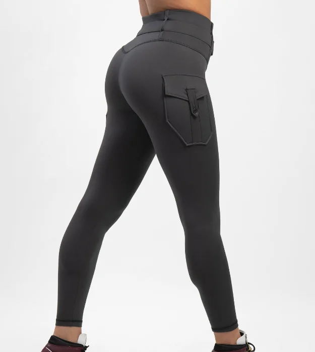 Women's Yoga Pants Pockets Gym Leggings Women Fashion Casual Outdoors High Waist Skinny Leggings of Women Sportwear