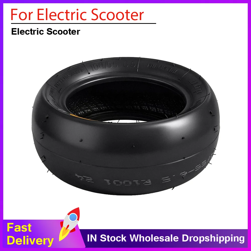 Racing Slick Tubeless Tires 100 55-6.5 for Dualtron Ultra2 THUNDER Electric Scooter Semi Hot Melt Construction Accessories