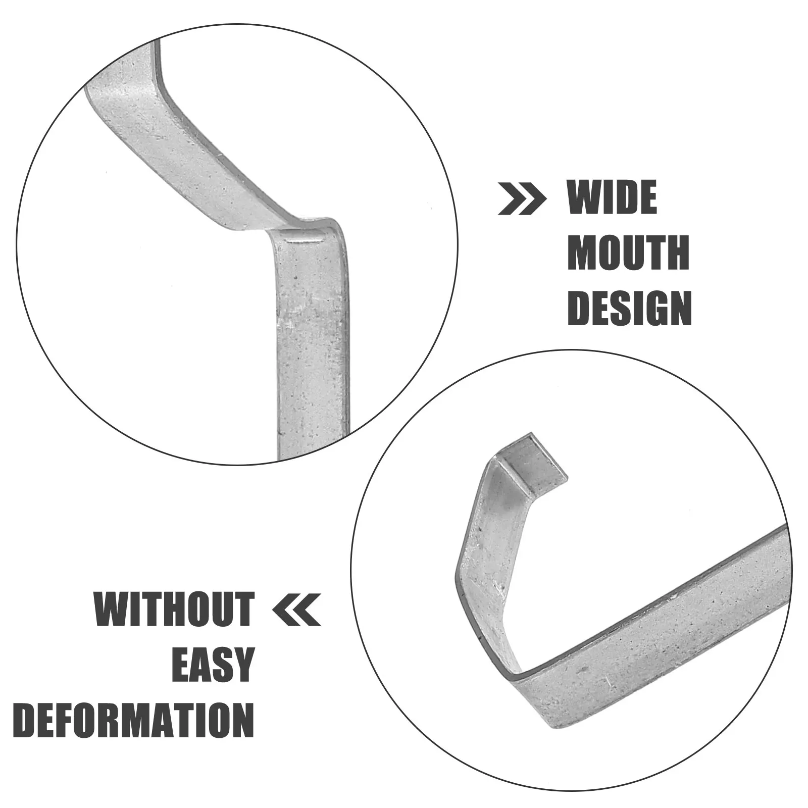 3 Pcs Gutter Bracket Brackets Metal Holder Drain Pipe Bird Feeder Downspout Support Guttering